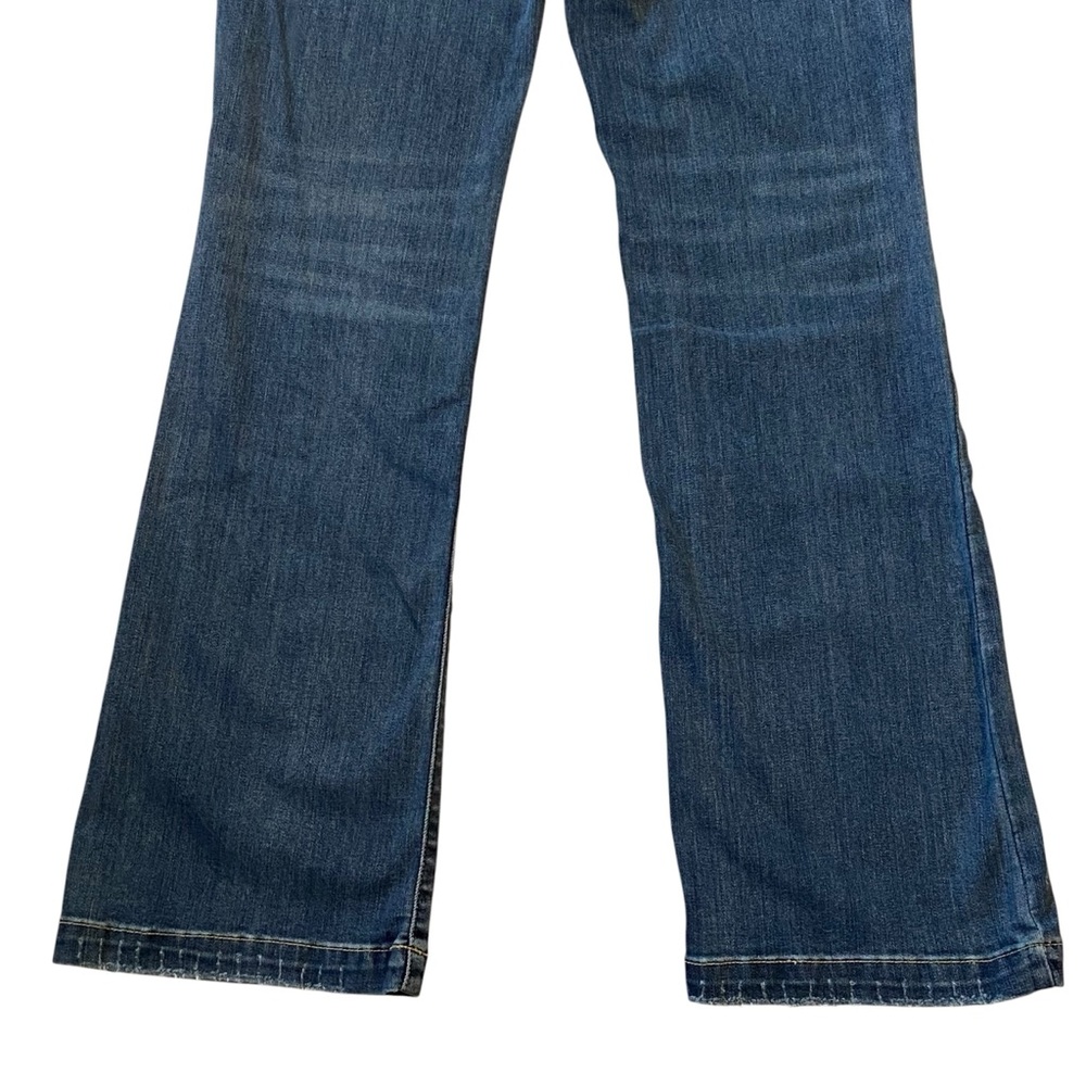 JUDY BLUE Slim Boot Cut Jeans Braided Belt Loops Lightly Distressed Womens 13/31 - Picture 11 of 14